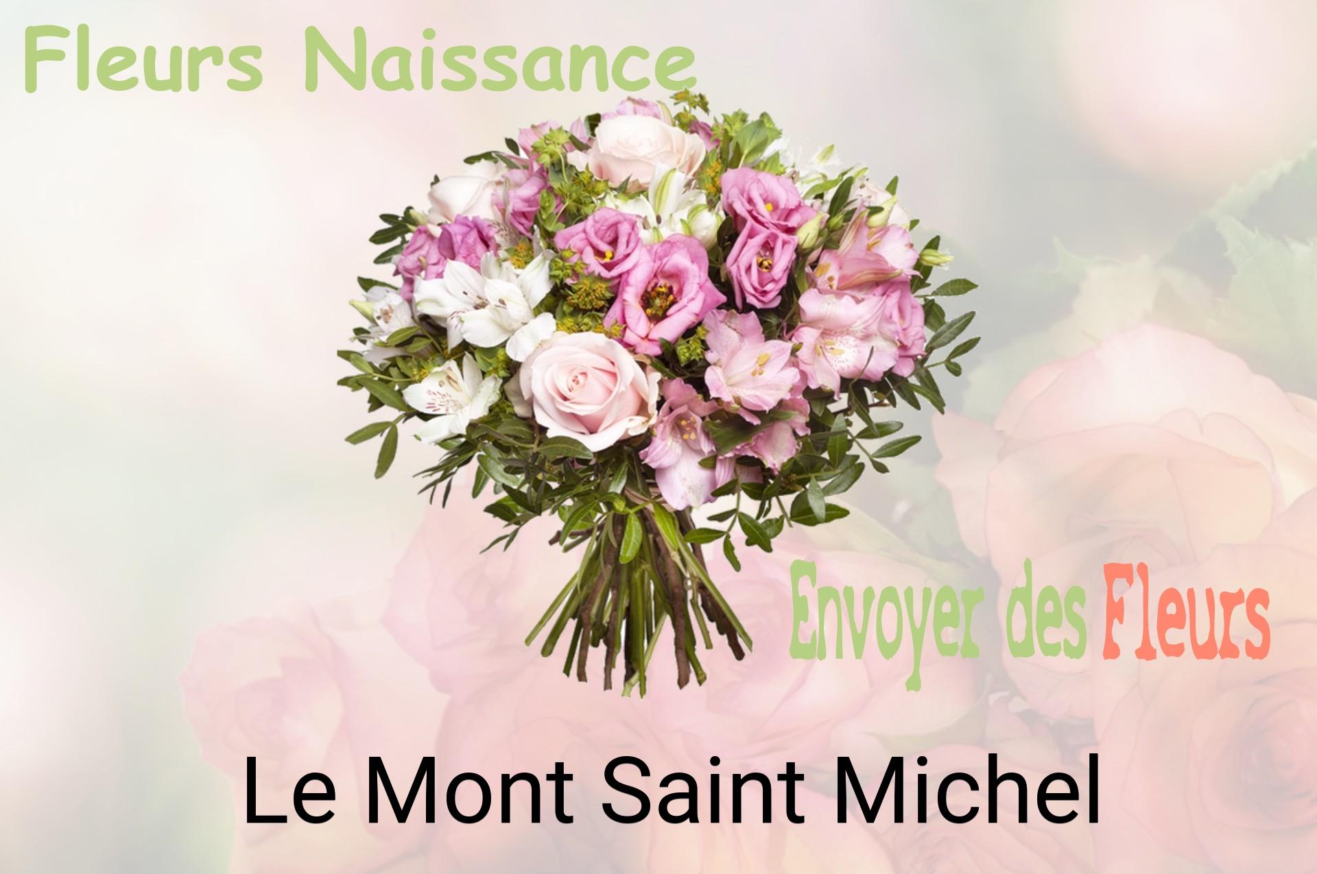 Bouquet de fleurs de naissance livré à Le Mont-Saint-Michel